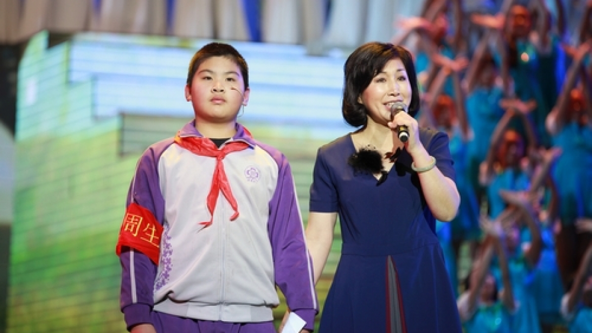 我校参加“海淀之光——海淀区金帆艺术团文艺晚会”