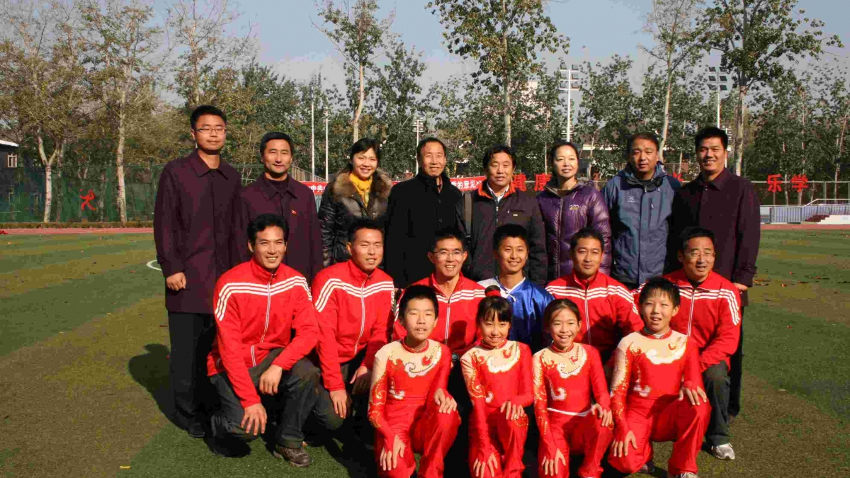 我校参加海淀区广播操、创编操比赛