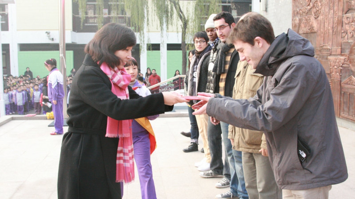 “社区文化使者”活动启动仪式在我校举行