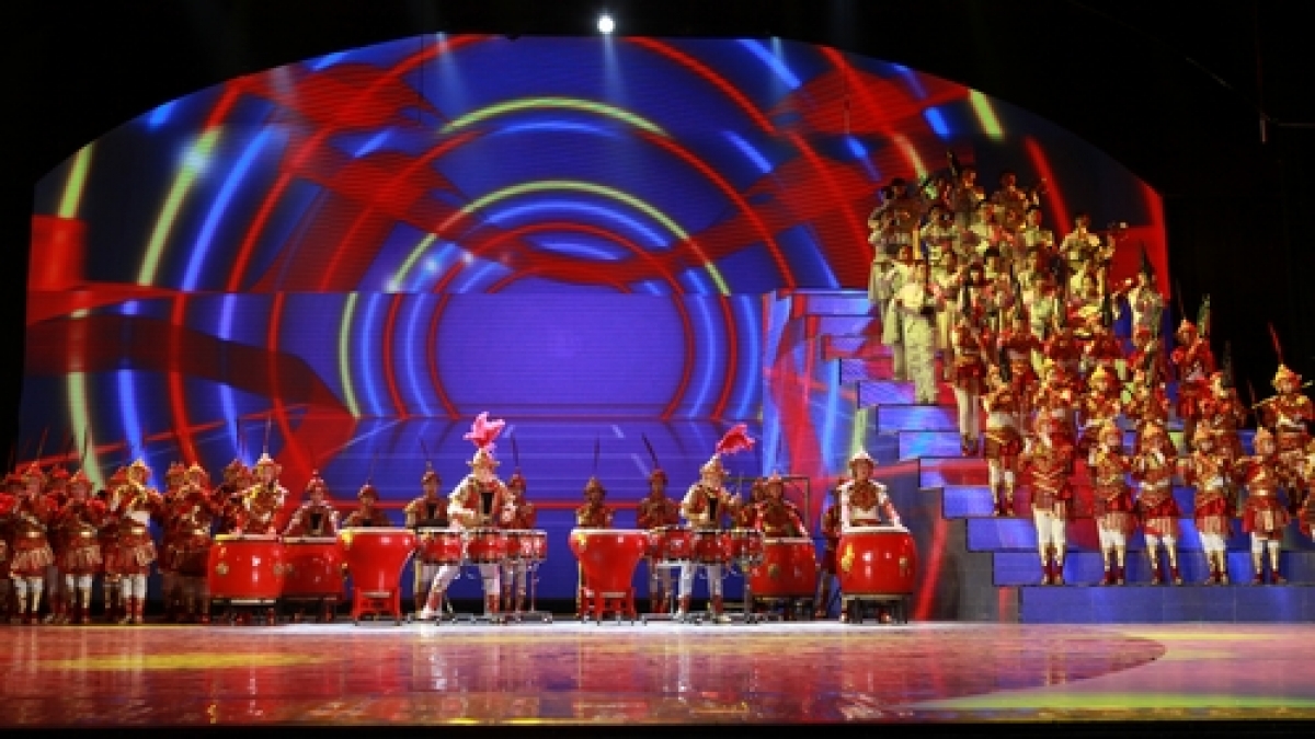 我校参加“海淀之光——海淀区金帆艺术团文艺晚会”