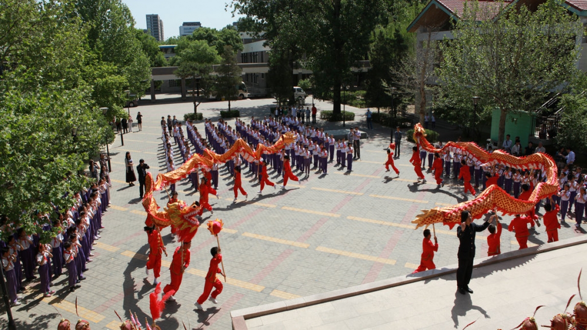 北京市学生金帆艺术团专家来清华附小开展评审工作