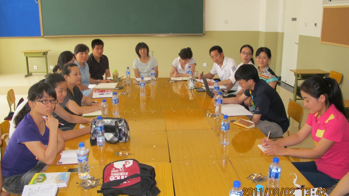 我校朝阳分校召开新学年第一次全体教师大会