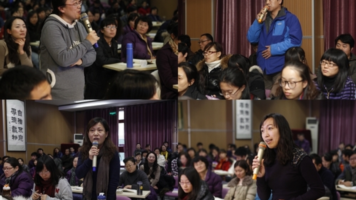 北京第一实验小学德育特级教师甄珍来我校交流