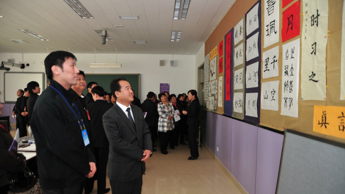 朝阳区人大代表莅临清华附小CBD分校视察指导工作