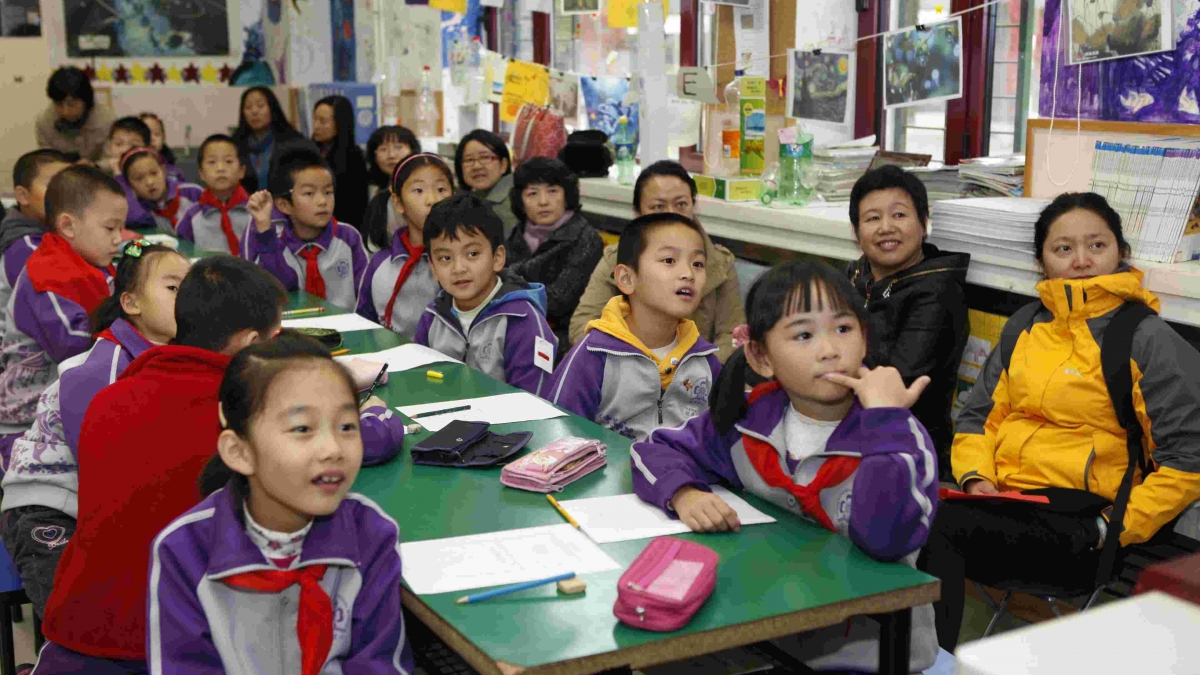 清华附小喜迎家长开放日