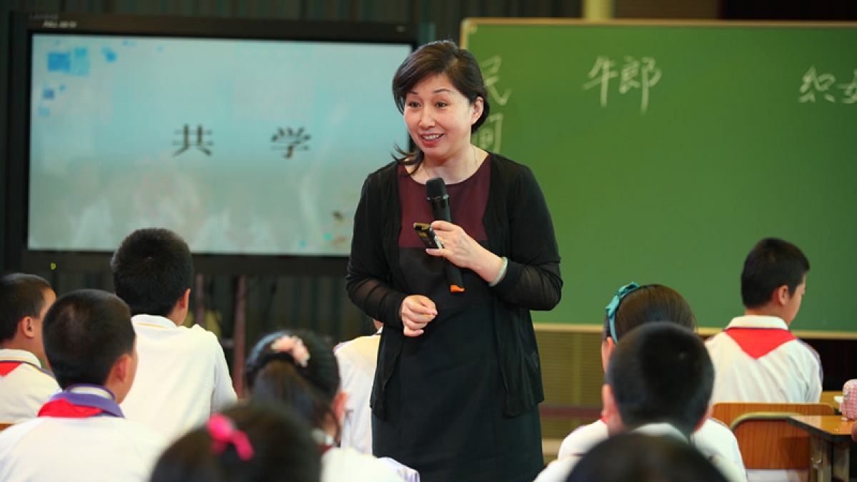 北京著名小学青年教师展示交流暨新课标解读报告会