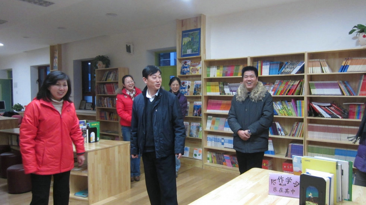 朝阳教工委王世元副书记来我校调研考察