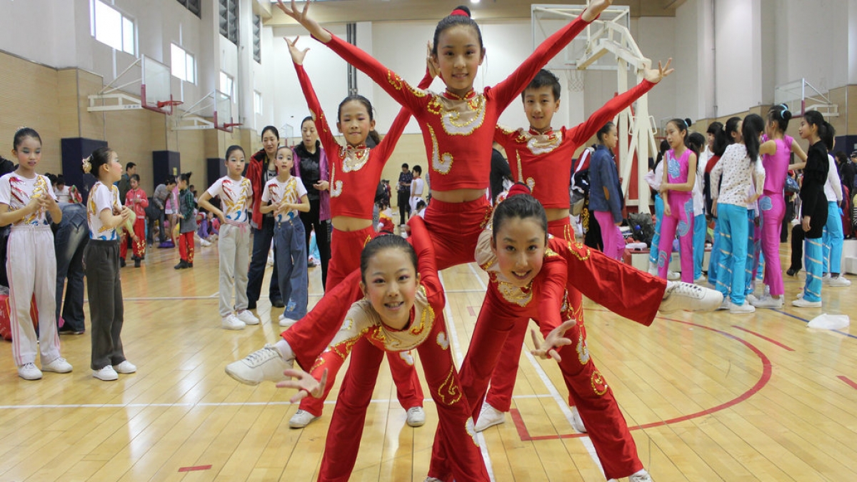 清华附小健美操社团在北京市比赛中获佳绩