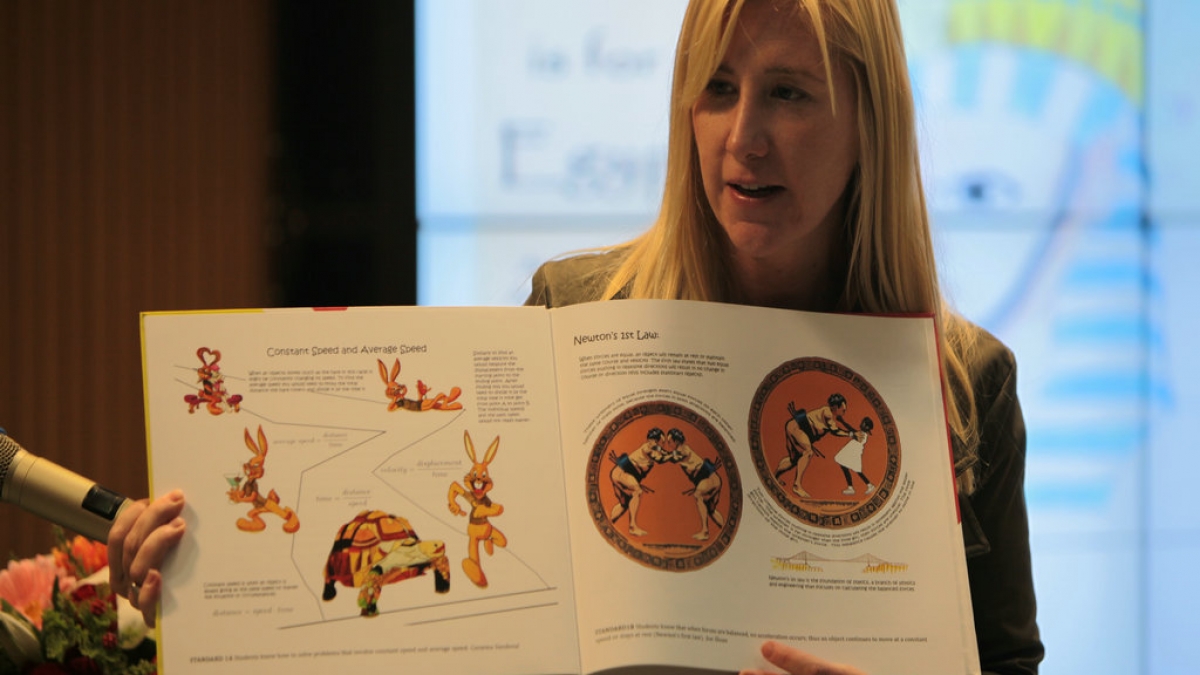 美国教育联合会教育专家来我校作专题报告