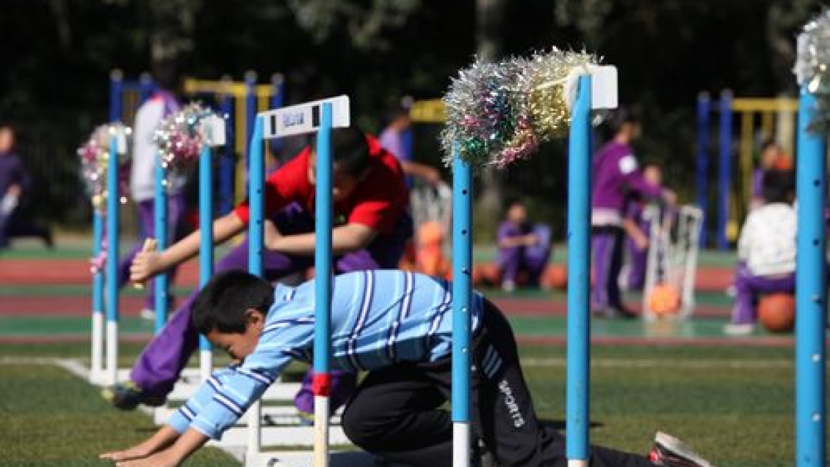 清华附小2012年秋季趣味运动会隆重举行