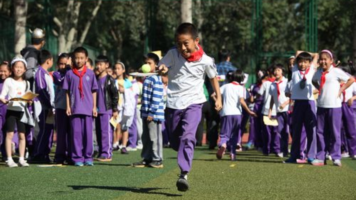 清华附小2012年秋季趣味运动会隆重举行