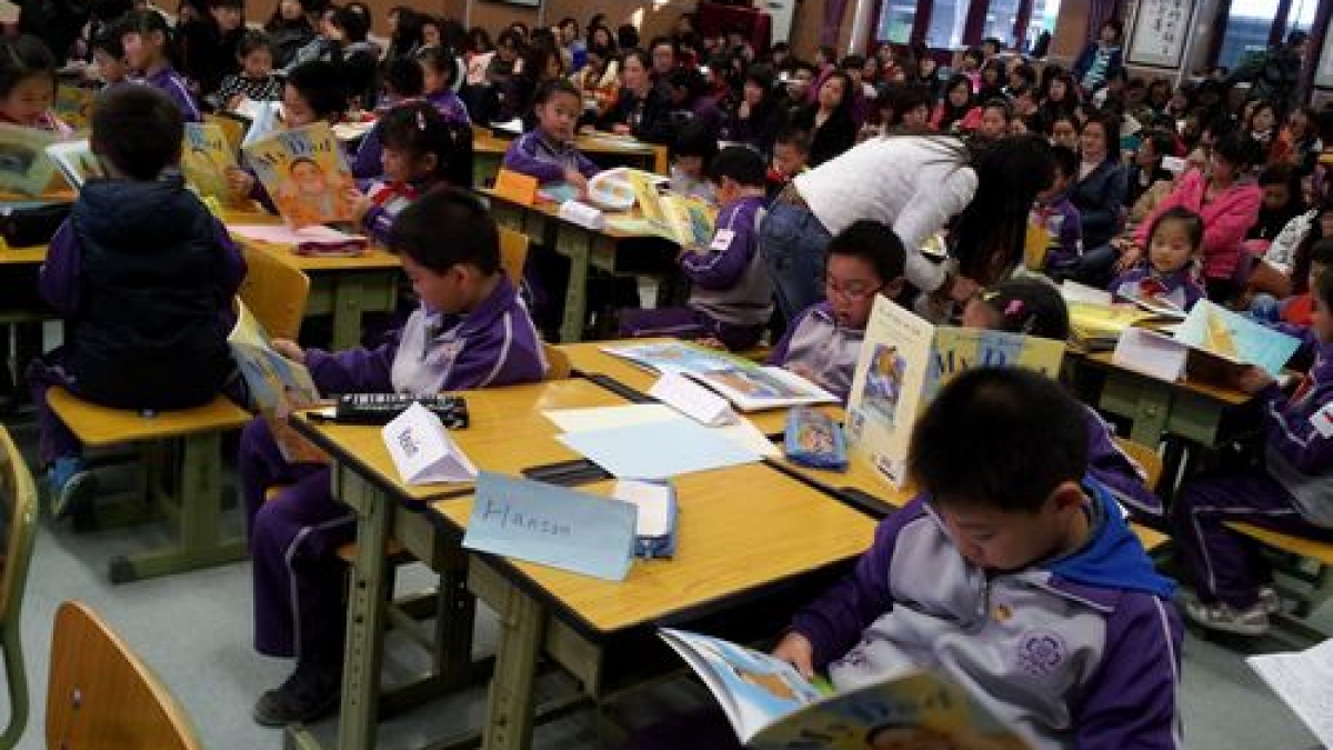 海淀区英语绘本故事教学研讨会在我校召开