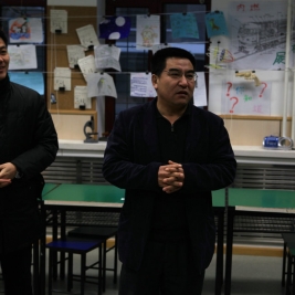 朝阳区教委副主任姜继为来我校考察交流