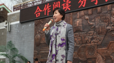 文津少儿讲坛进校园活动在我校举行