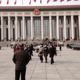 受邀参加人民大会堂春节团拜会