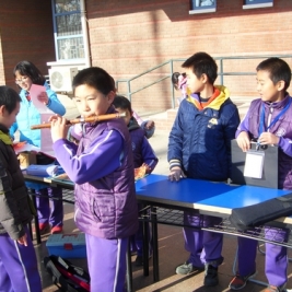 我校“迎新年  进社区”书画会隆重举行