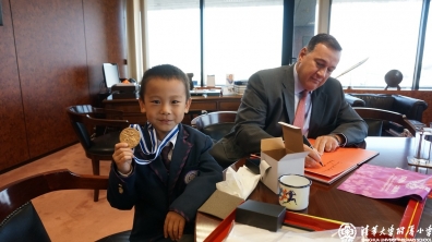 奥运宝贝希腊行  百年附小我代言