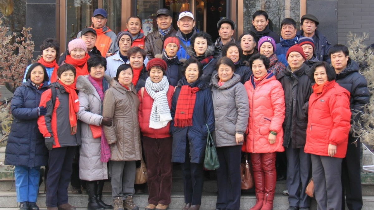 66届3班师生举行新春大拜年活动